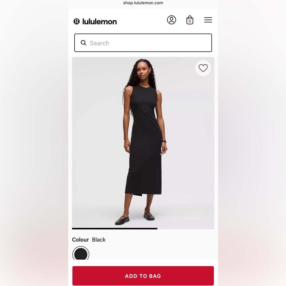 lululemon athletica all aligned Black Dress
